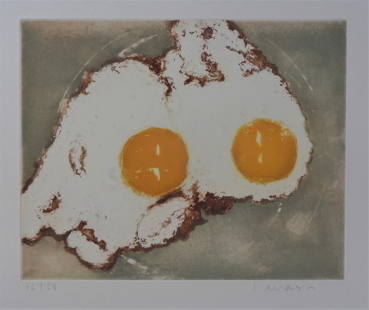 Friedel Anderson,Sunny Side up, Radierung
